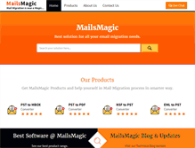 Tablet Screenshot of mailsmagic.com